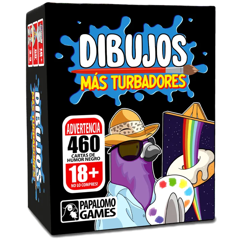 PAPALOMO GAMES - Juego mesa Dibujos Mas Turbadores