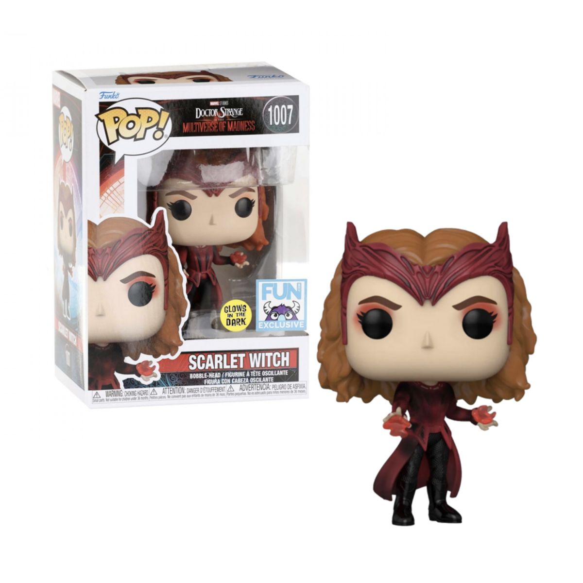 FUNKO - Scarlet Witch Glow Funko Pop 1007 Exclusivo Fun Doctor S