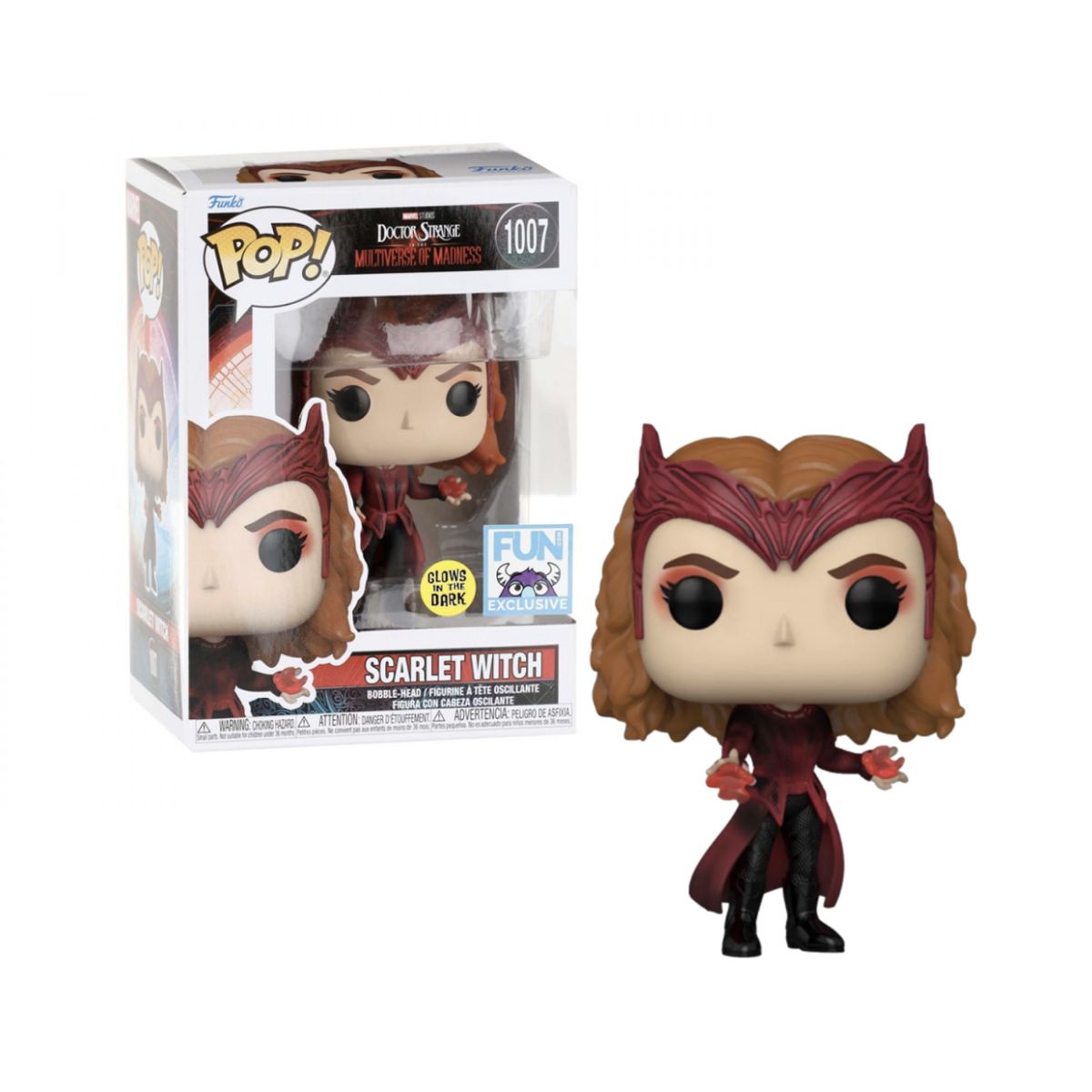FUNKO - Scarlet Witch Glow Funko Pop 1007 Exclusivo Fun Doctor S