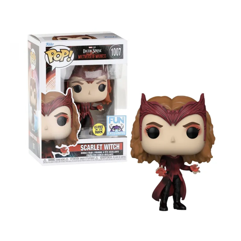 FUNKO - Scarlet Witch Glow Funko Pop 1007 Exclusivo Fun Doctor S