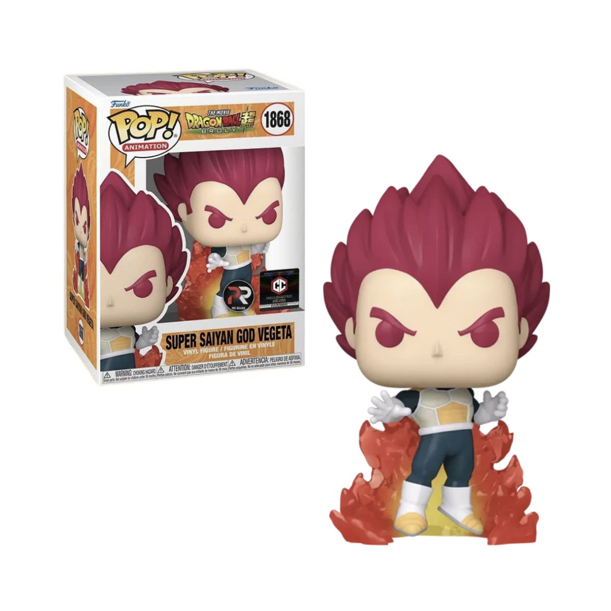 FUNKO - Super Saiyan God Vegeta Funko Pop 1868 Dragon Ball PR