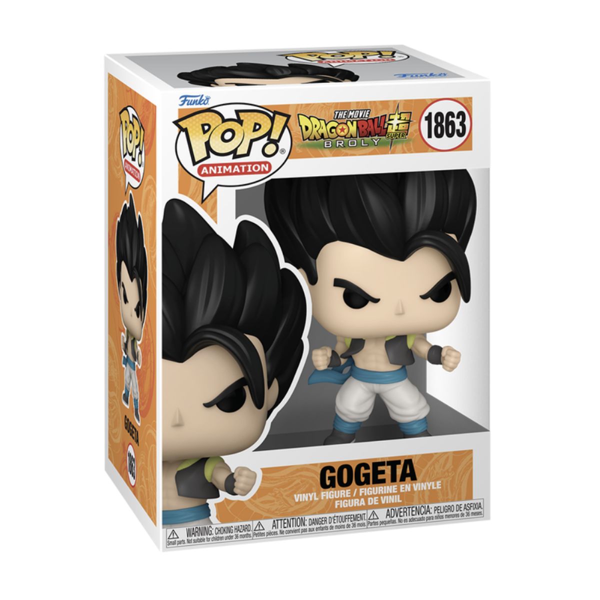 FUNKO - Gogeta Funko Pop 1863 Dragon Ball Super Broly Original