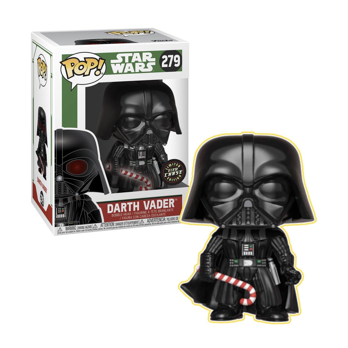 FUNKO - Darth Vader Navideño Chase Funko Pop 279 Star Wars