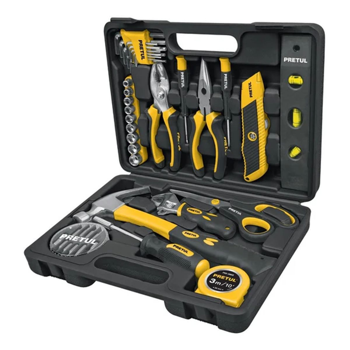 PRETUL - Juego De Herramientas 42 Piezas