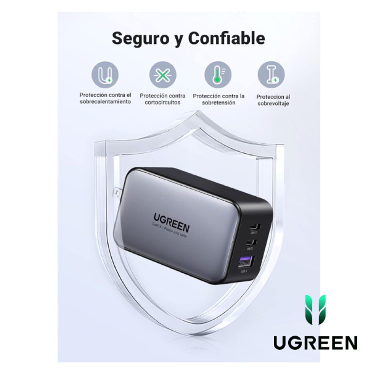 UGREEN - UGREEN  CARGADOR NEXODE 65W CD244