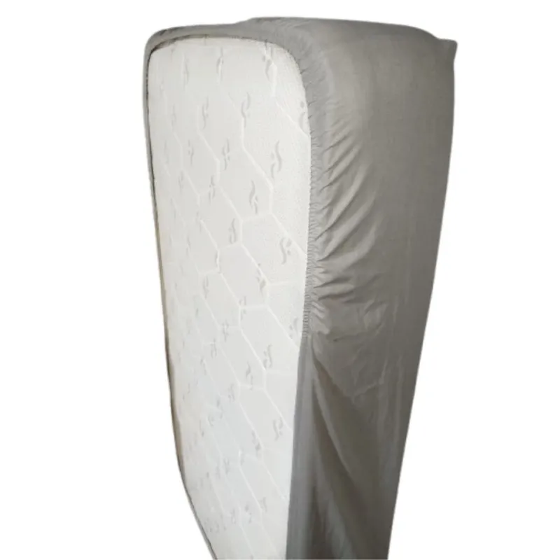 GENERICO - Sabanas Bajera - Ajustable de Cuna Color plomo- pack 2 (UND)