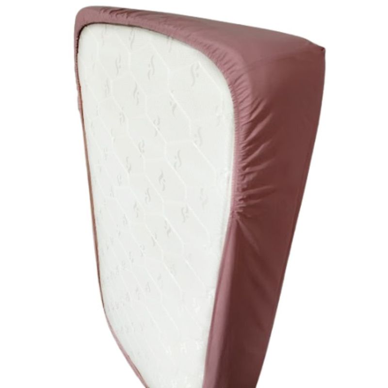 GENERICO - Sabanas Bajera - Ajustable  de Cuna-Palo Rosa - pack 2 (UND)