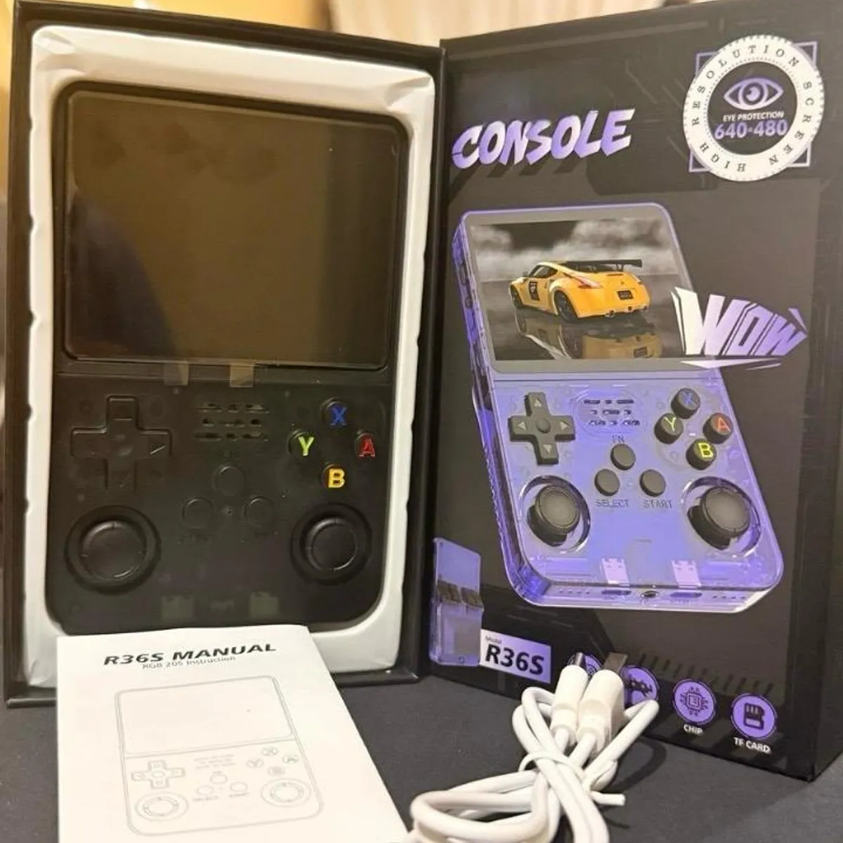 GENERICO - Consola Retro R36S 128 GB Negro