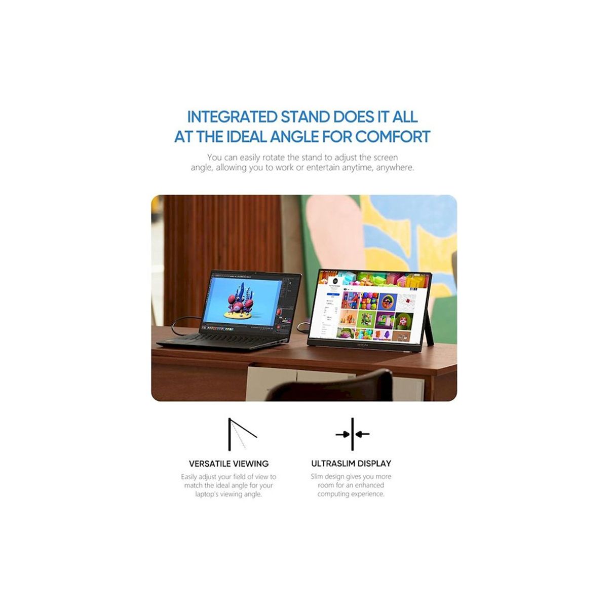 GENERICO - MONITOR PORTÁTIL ARZOPA A1 156 IPS Full HD USB C HDMI Samsung DEX