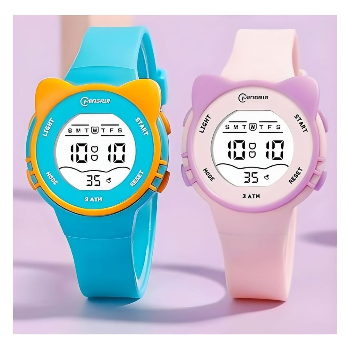 GRUPO CB - Reloj Digital para Niñas Modelo Kitty Celeste