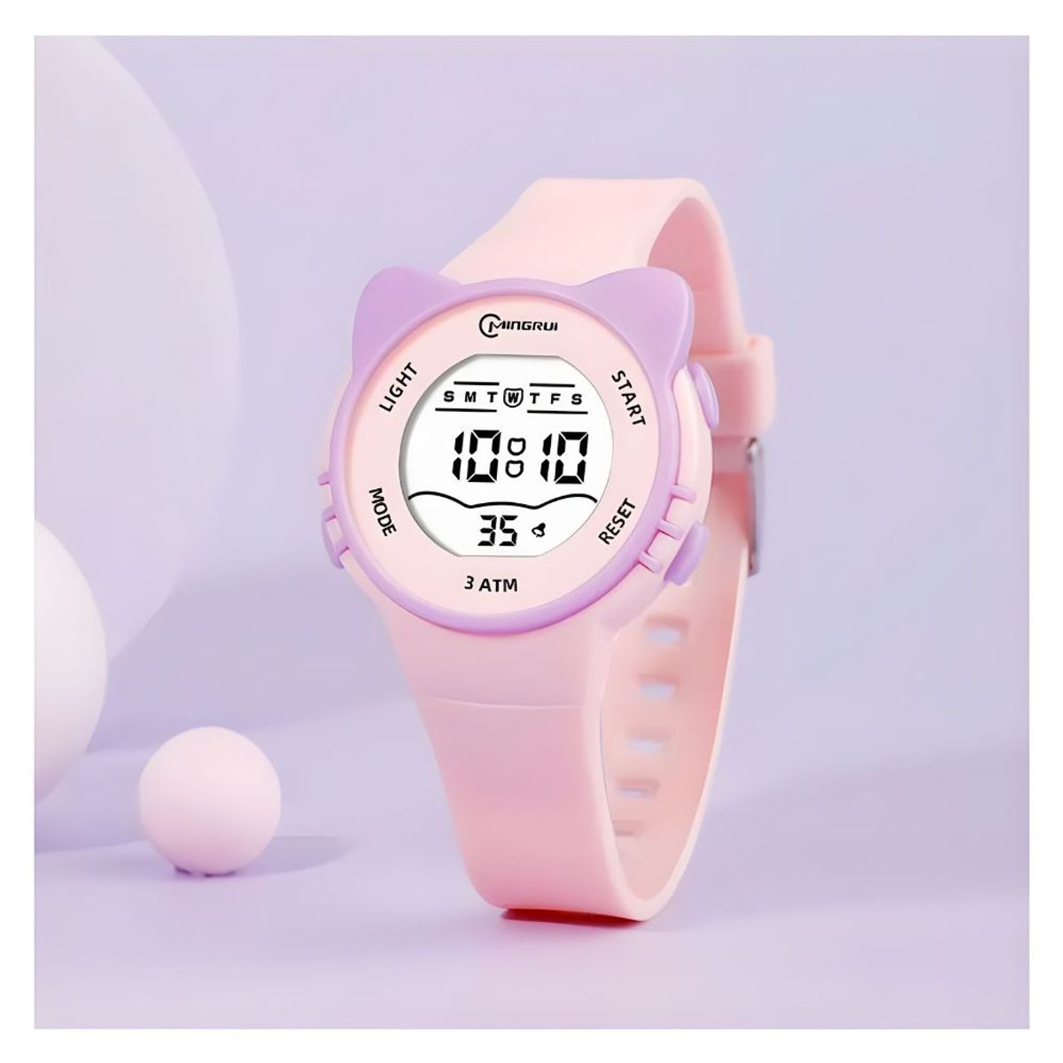 GRUPO CB - Reloj Digital para Niñas Modelo Kitty Rosa