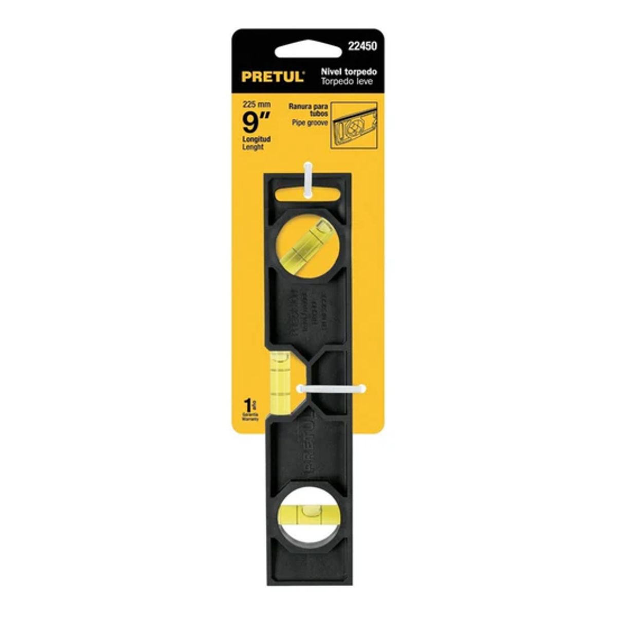 PRETUL - Nivel De Precisión, 9 Pulgadas