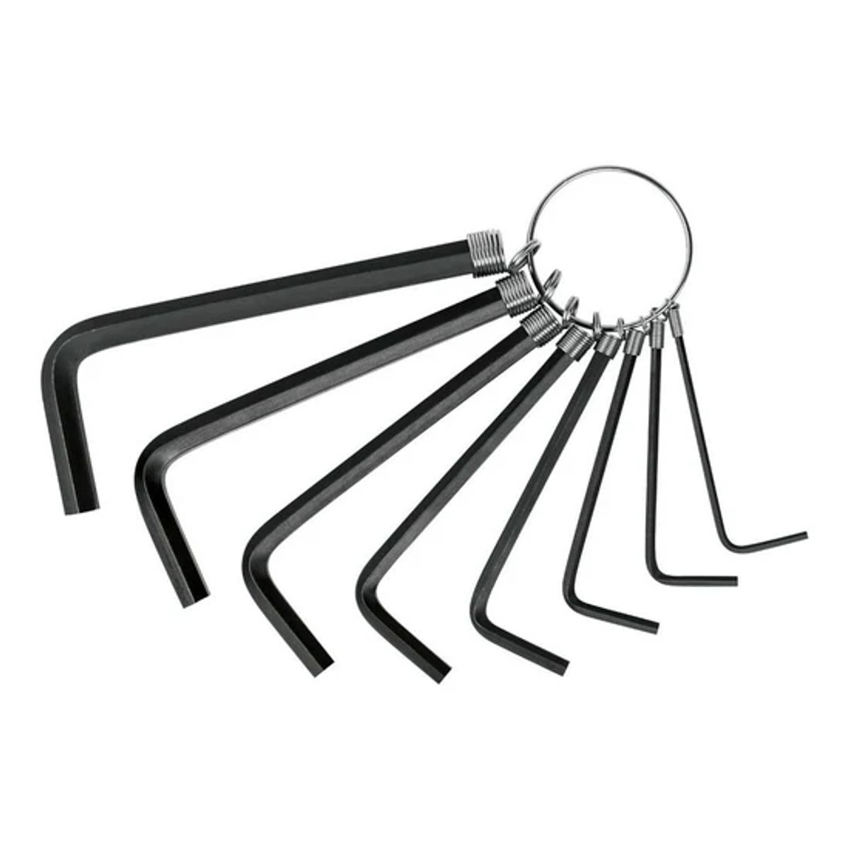 PRETUL - Juego 8 Llaves Allen Milim Hexagonal Tipo Llavero