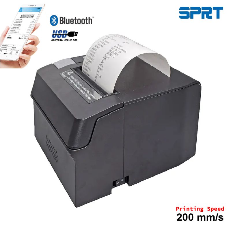 OEM - Impresora Termica Ticket 80mm Bluetooth y USB POS891 SPRT