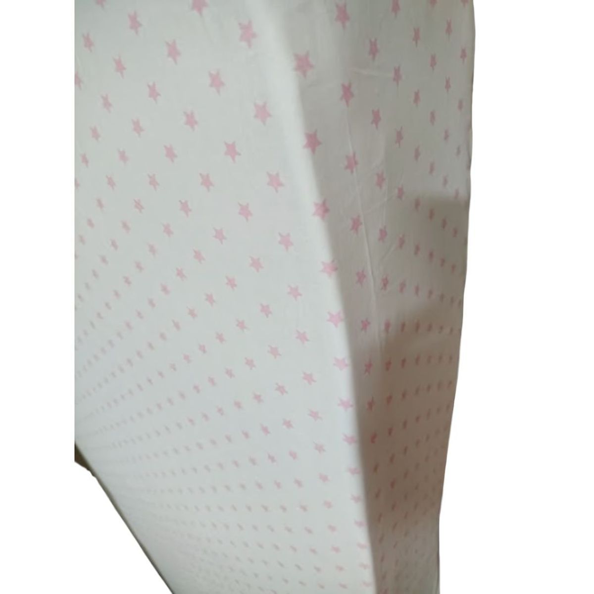 GENERICO - Sabanas de cuna - Juego 3 piezas -Diseños estrellitas rosada