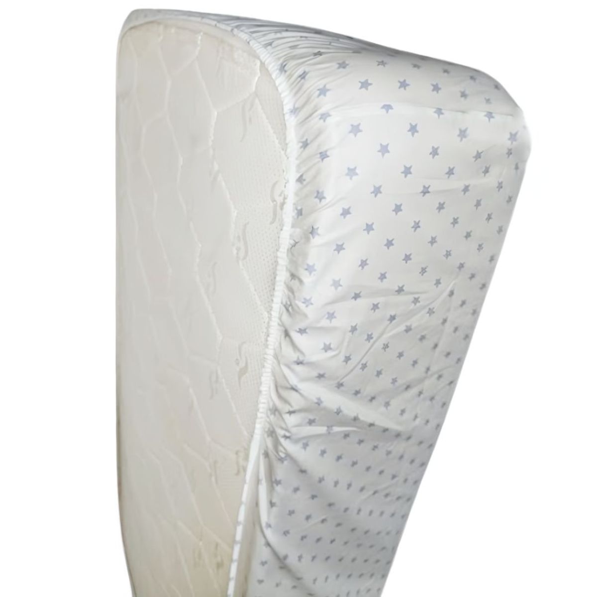 GENERICO - Sabanas de cuna - Juego 3 piezas-Diseño estrellitas celeste