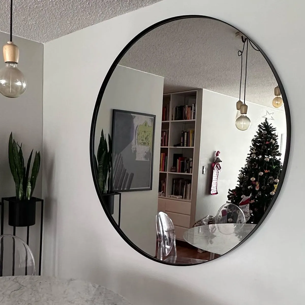 GENERICO - ESPEJO CIRCULAR DE 100 MT DE METAL