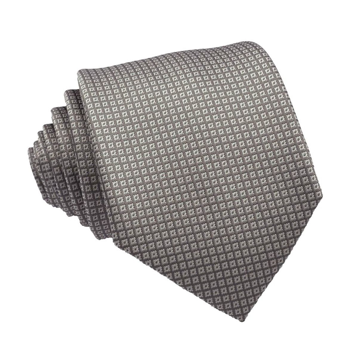 CHRISTIAN ARMAND - Corbata Clásica Plateada con Estampado Elegante  Christian Armand