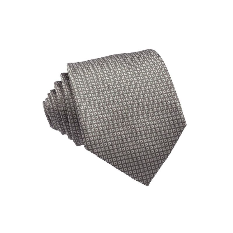 CHRISTIAN ARMAND - Corbata Clásica Plateada con Estampado Elegante  Christian Armand