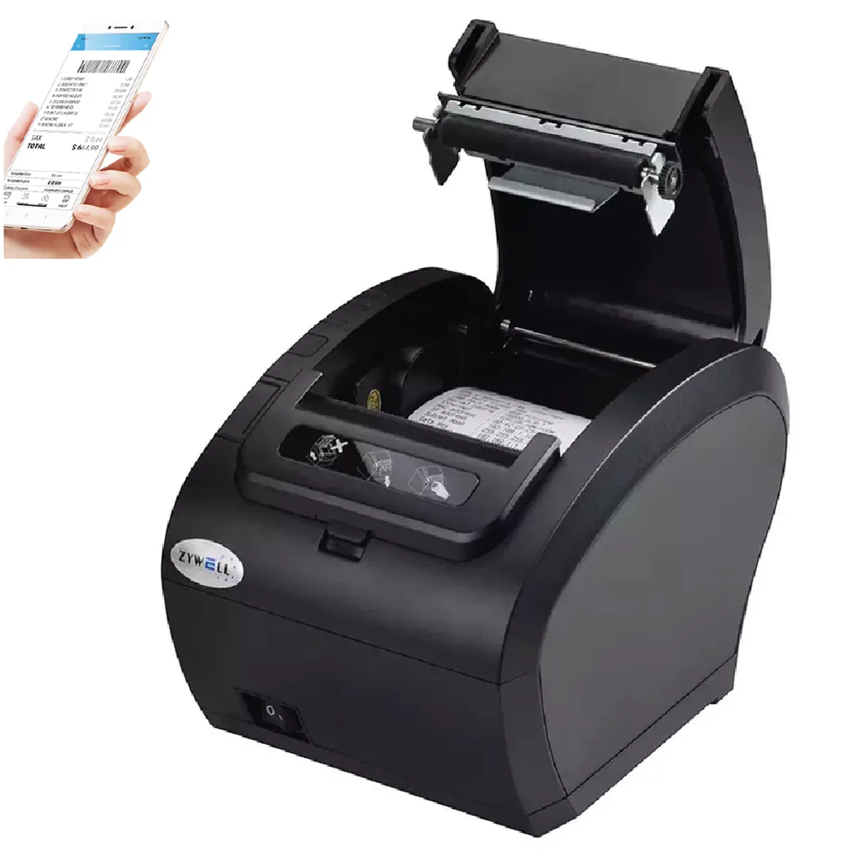 ZYWELL - Impresora Termica Ticket 80mm Bluetooth y USB ZY306 ZYWELL