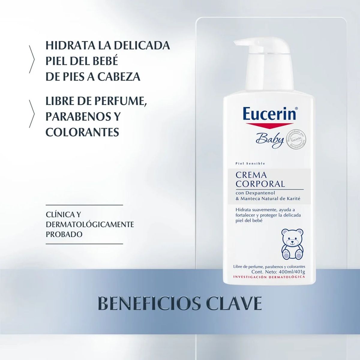 EUCERIN - Eucerin Baby Crema Corporal 400ml