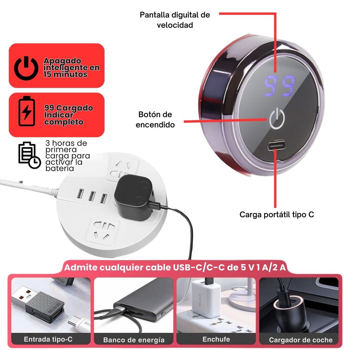 VICTORIA - Pistola de Masajes 20 Velocidades – Alivio Muscular y Relajación