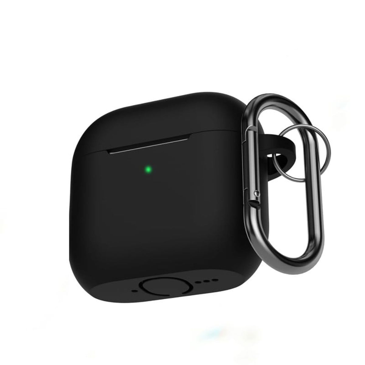 GENERICO - Case Silicona Para Airpods 4 - Negro