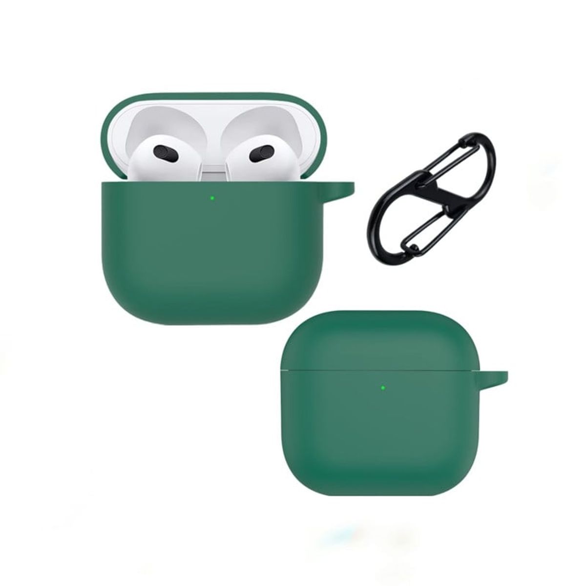 GENERICO - Case Silicona Para Airpods 4 - Verde