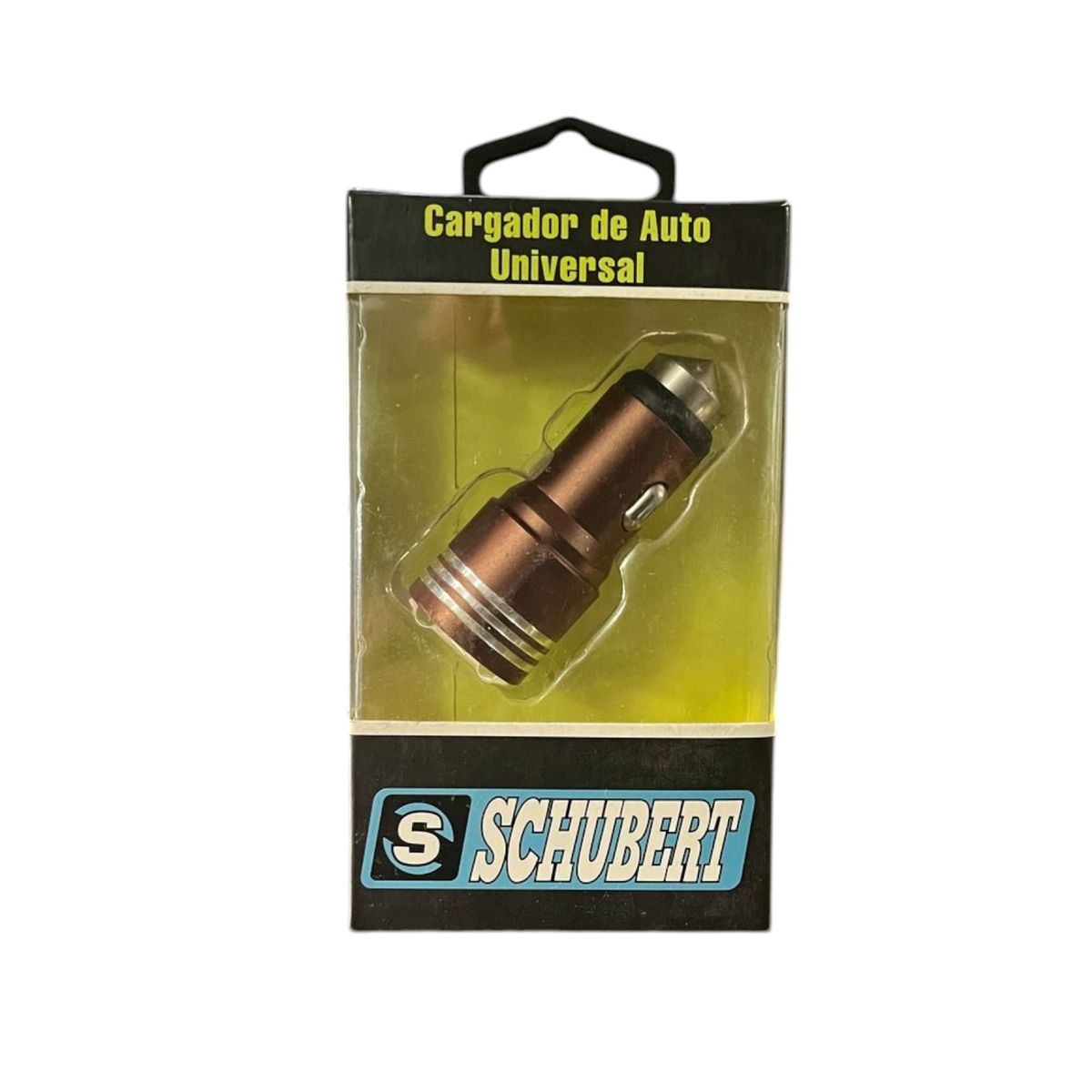 SCHUBERT - Schubert Cargador para Auto Universal 2 USB 3.1A Color Marrón