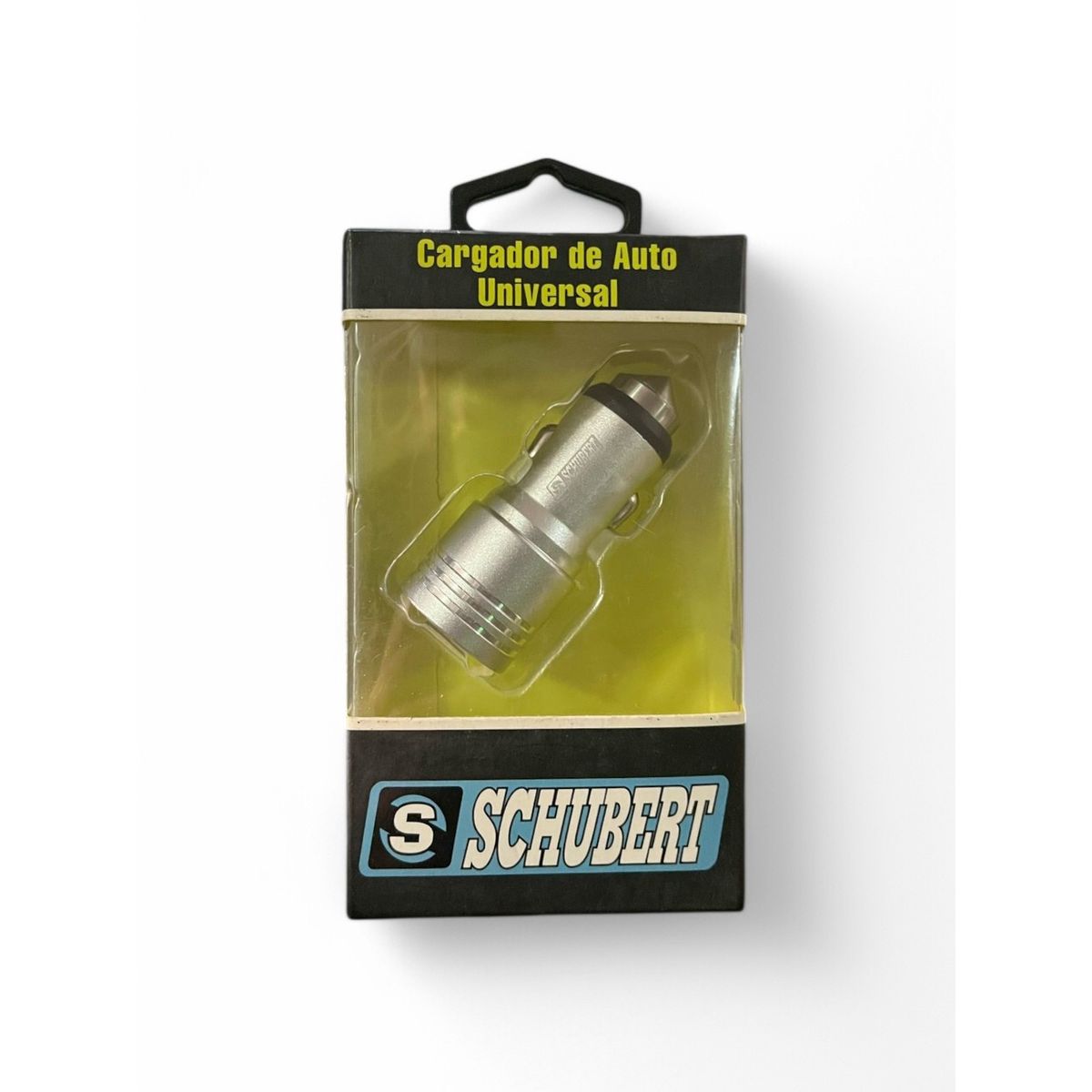 SCHUBERT - Schubert Cargador para Auto Universal 2 USB 3.1A Color Plateado