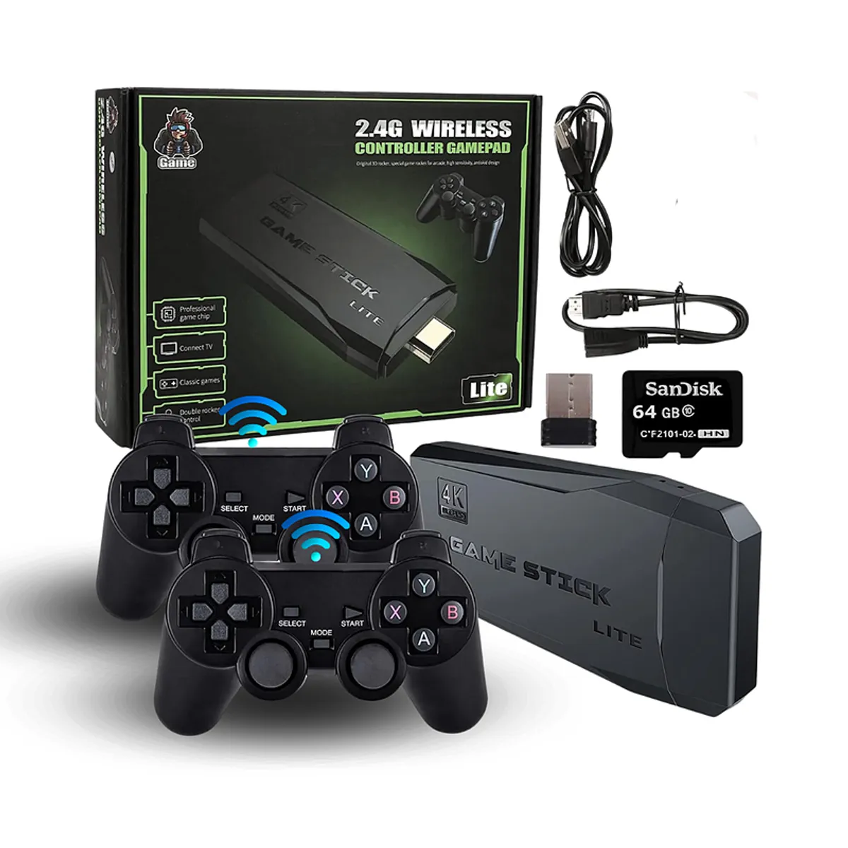 OEM - VideoJuego M8 Con Mandos Inalambricos 4K