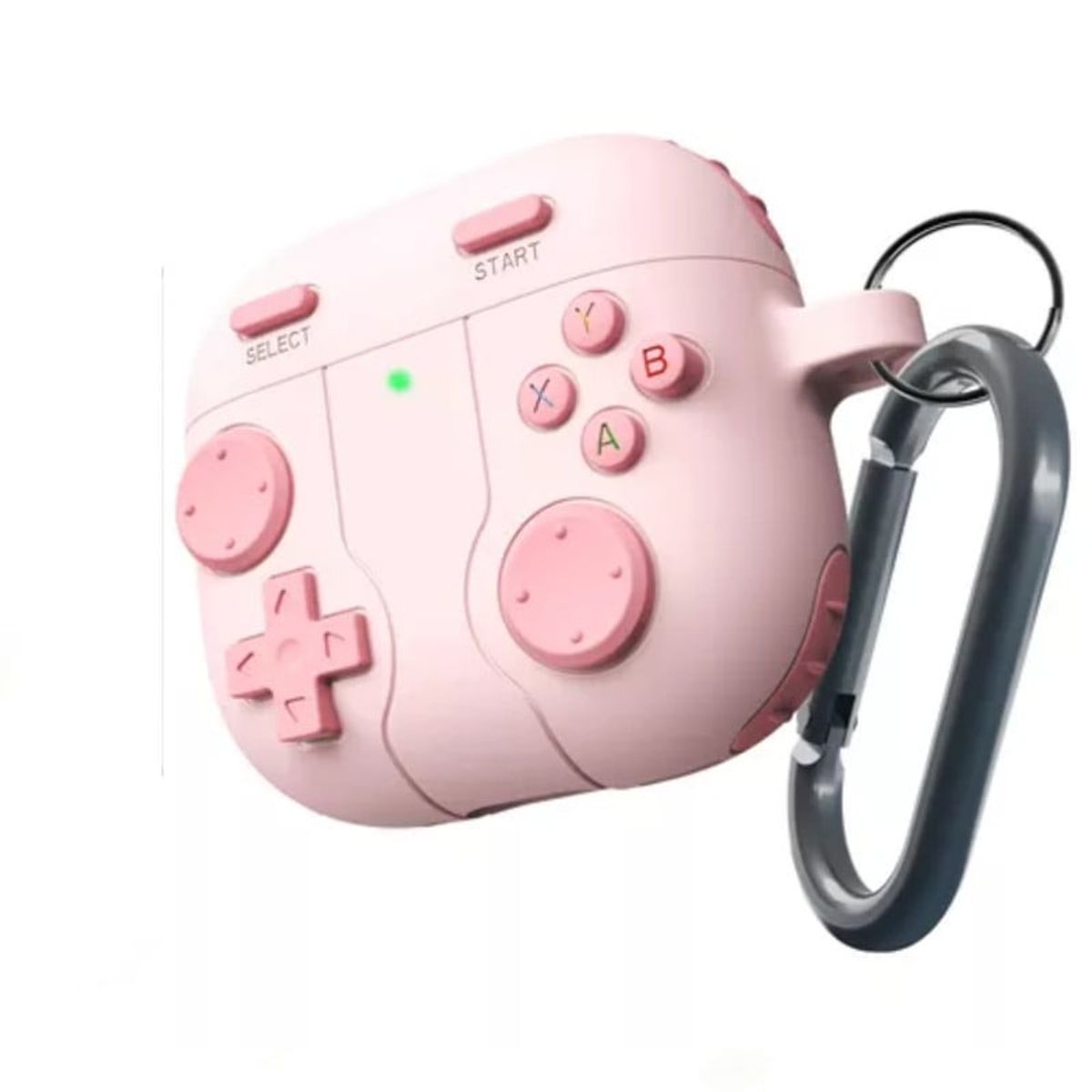 GENERICO - Funda Silicona Nintendo Para Airpods 4 - Rosa