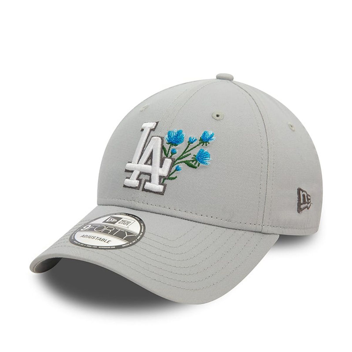 NEW ERA - Gorra 9Forty MLB Los Angeles Dodgers Flower Icon Grey