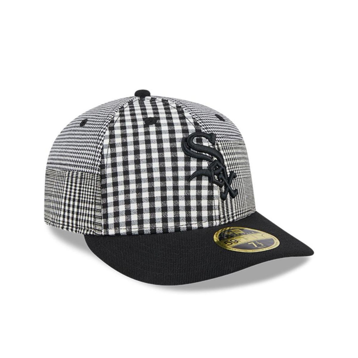 NEW ERA - Gorra 59Fifty LP Chicago White Sox MLB Patch Plaid Black