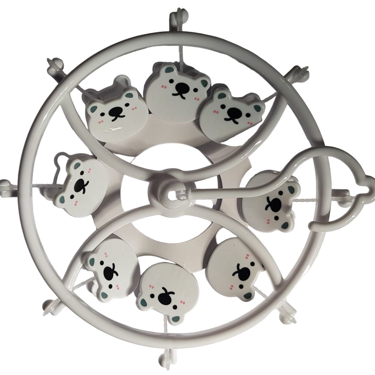 GENERICO - Colgador perchero de ropa con 8 ganchos - Diseño de Perro