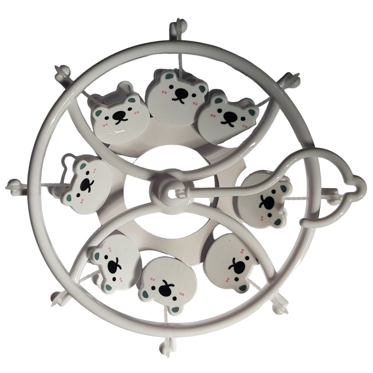 GENERICO - Colgador perchero de ropa con 8 ganchos - Diseño de Perro