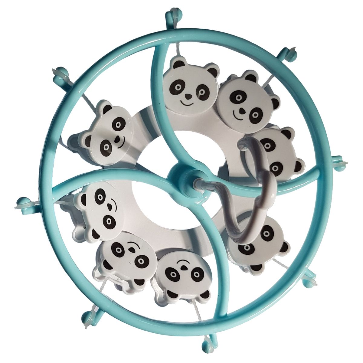 GENERICO - Colgador perchero de ropa con 8 ganchos - Diseño de Oso