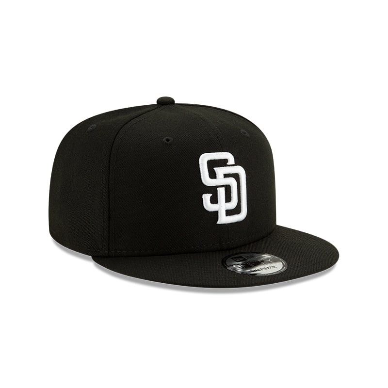 NEW ERA - Gorra 9FIFTY San Diego Padres MLB Basic Blkwhi Black