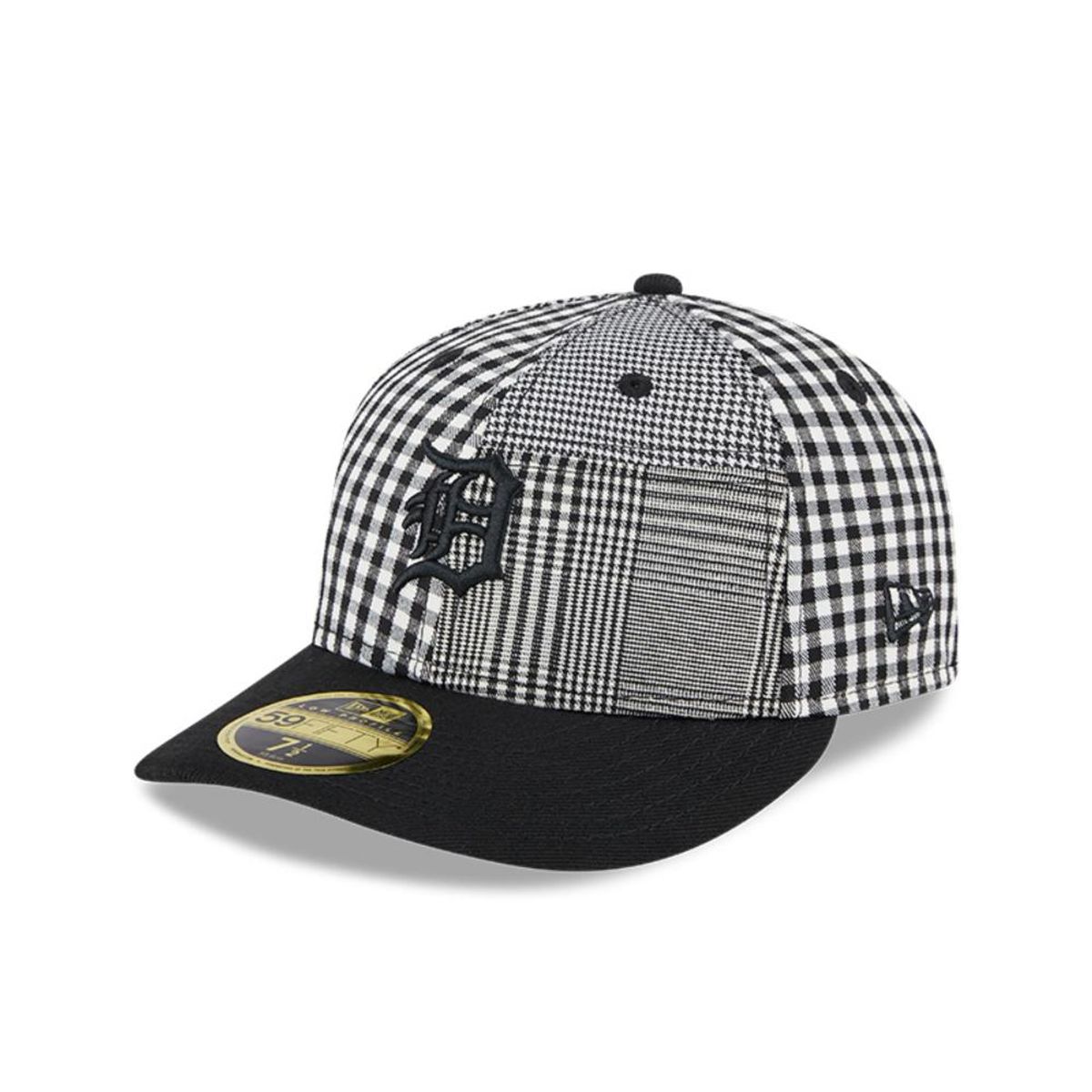 NEW ERA - Gorra 59Fifty LP Detroit Tigers MLB Patch Plaid Black