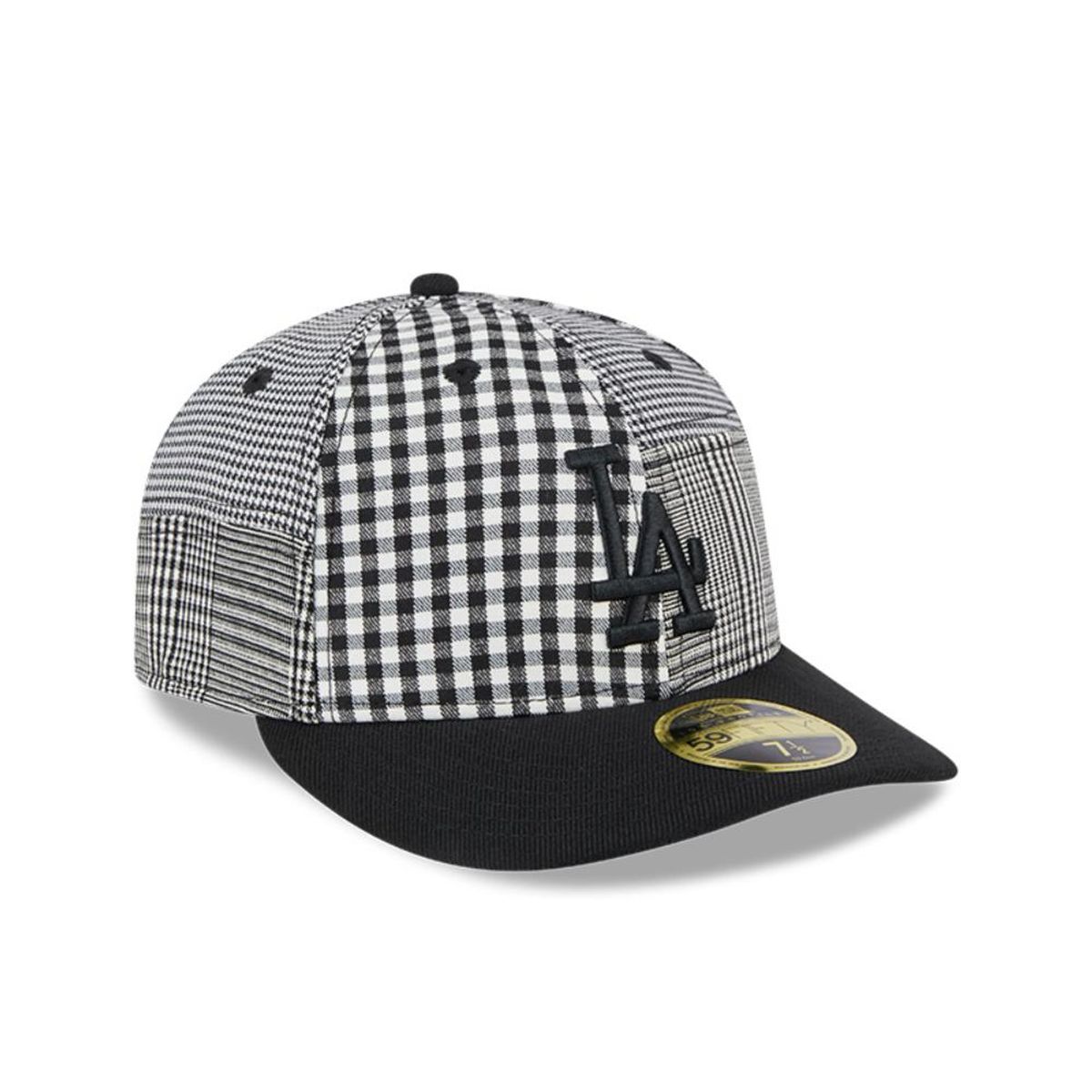 NEW ERA - Gorra 59Fifty LP Los Angeles Dodgers MLB Patch Plaid Black