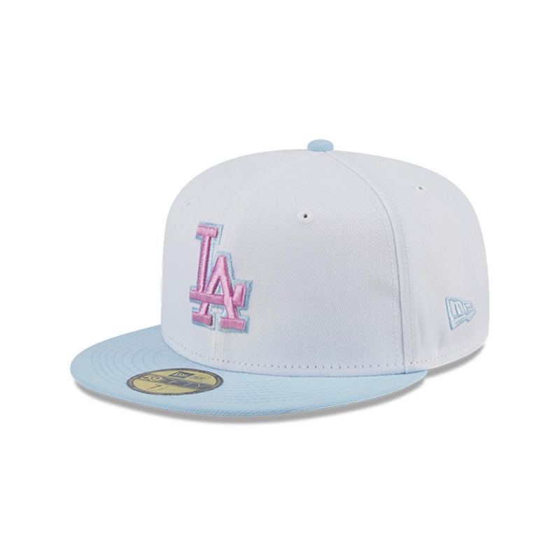 NEW ERA - Gorra 59Fifty Los Angeles Dodgers Color Pack White
