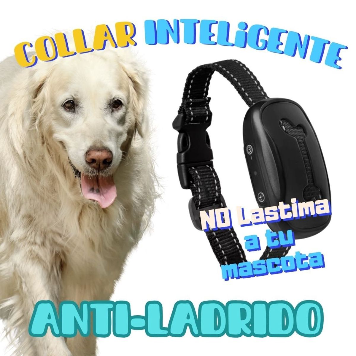 GENERICO - Collar Inteligente Anti-Ladrido para Perros