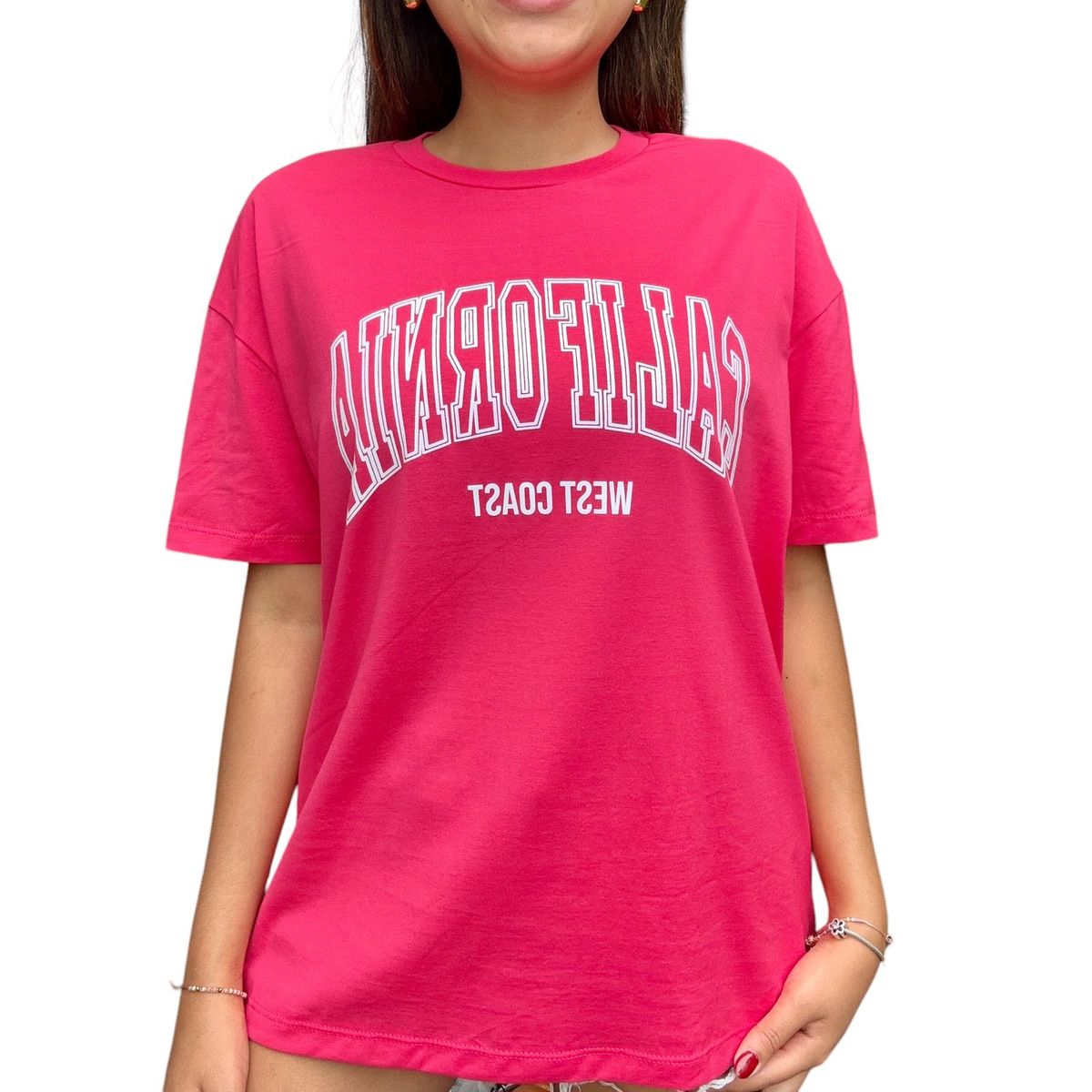 ENGELL - Polo Oversize California Fucsia