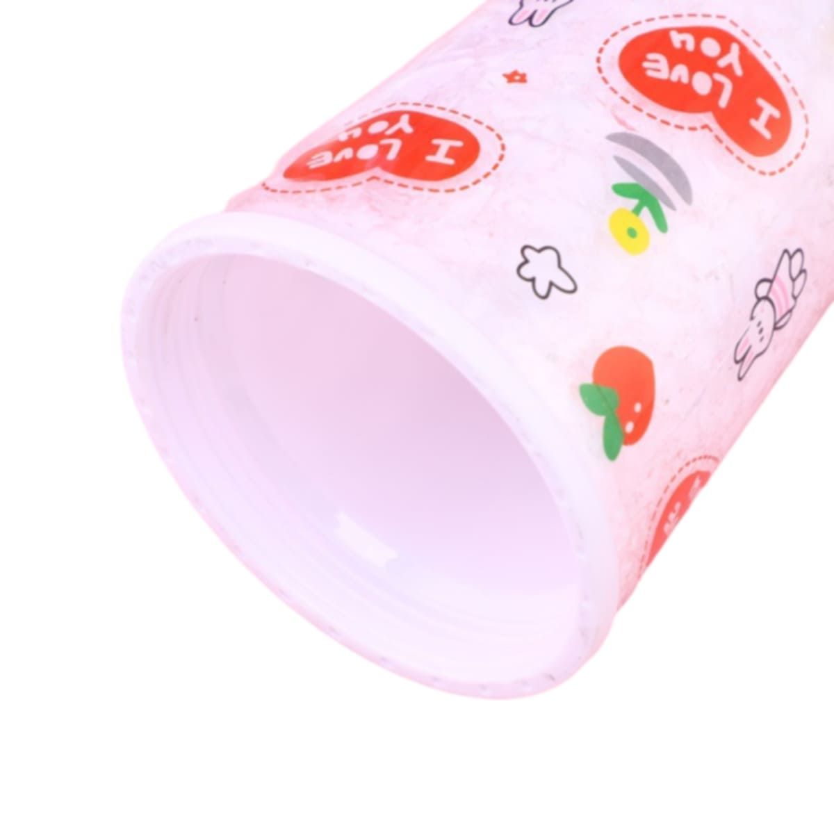 ELMEJORPRECIO - Vaso Tomatodo 450ml Con Luces Y Diseño De Conejo Blanco