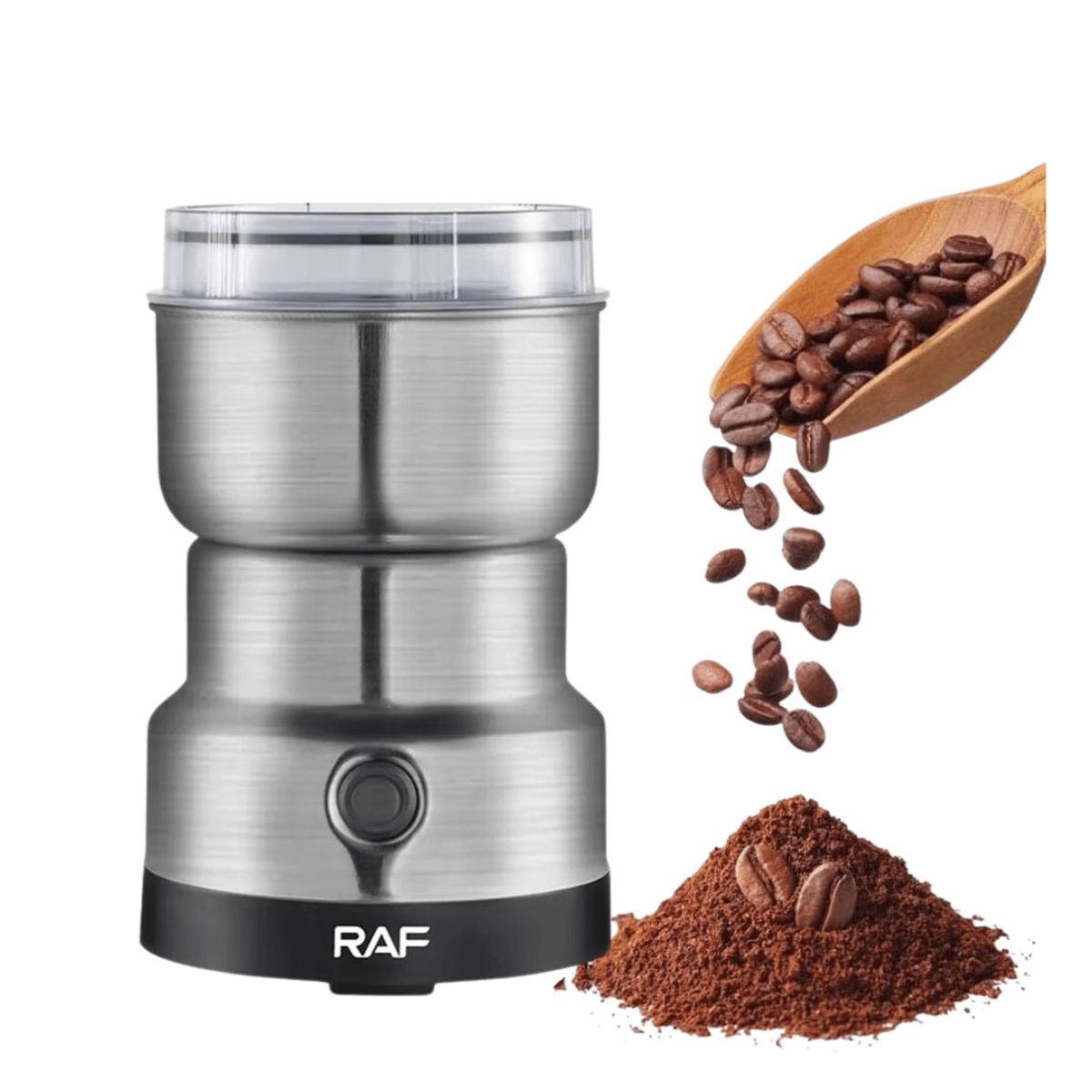 RAFF - Molinillo Multifuncional 300W  Café y Especias Molidas al Instante