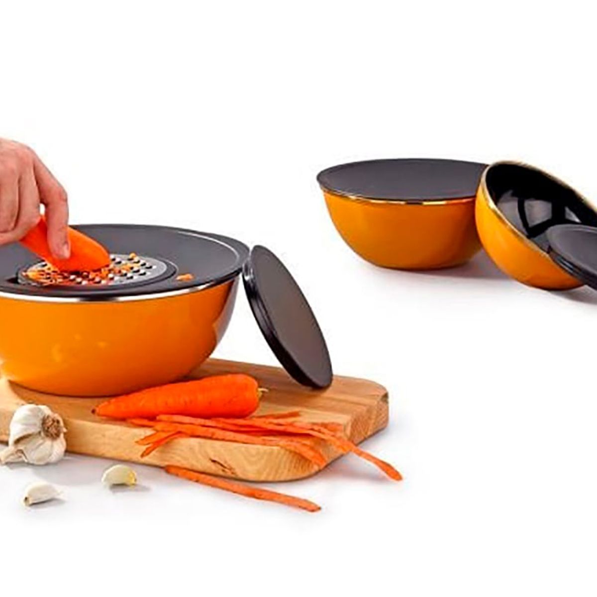 BONERA - Juego de 3 Bowls Con Tapa