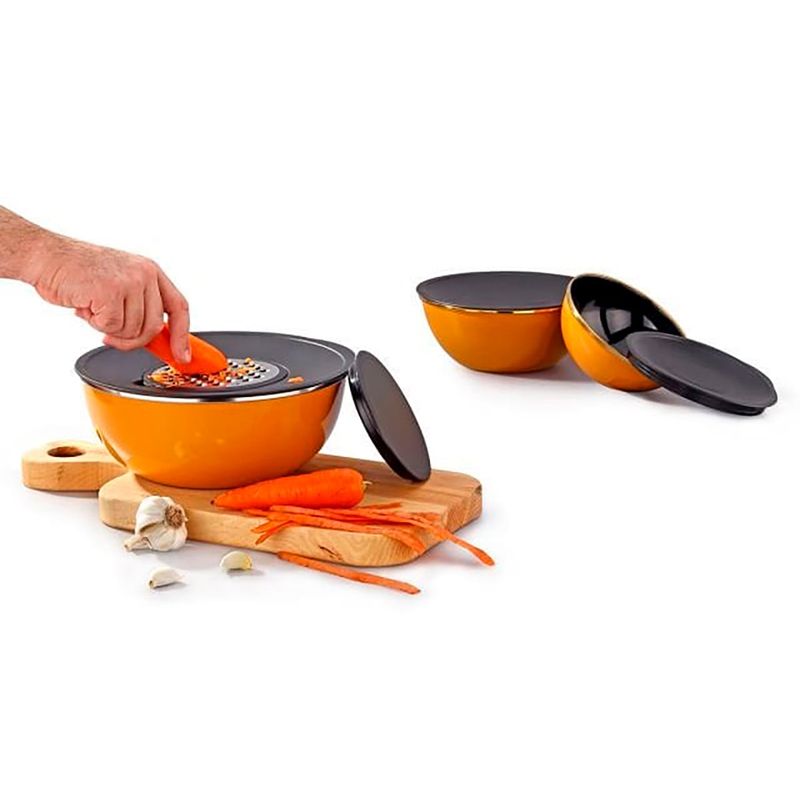 BONERA - Juego de 3 Bowls Con Tapa