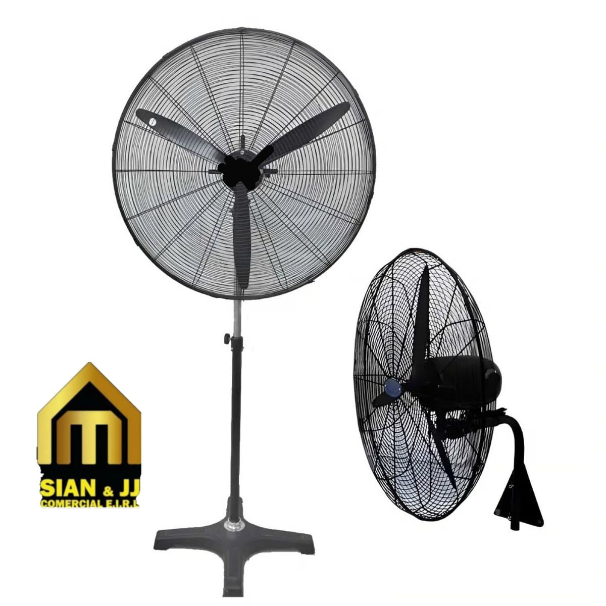 GENERICO - VENTILADOR INDUSTRIAL  2 EN 1  200W  3 HELICES