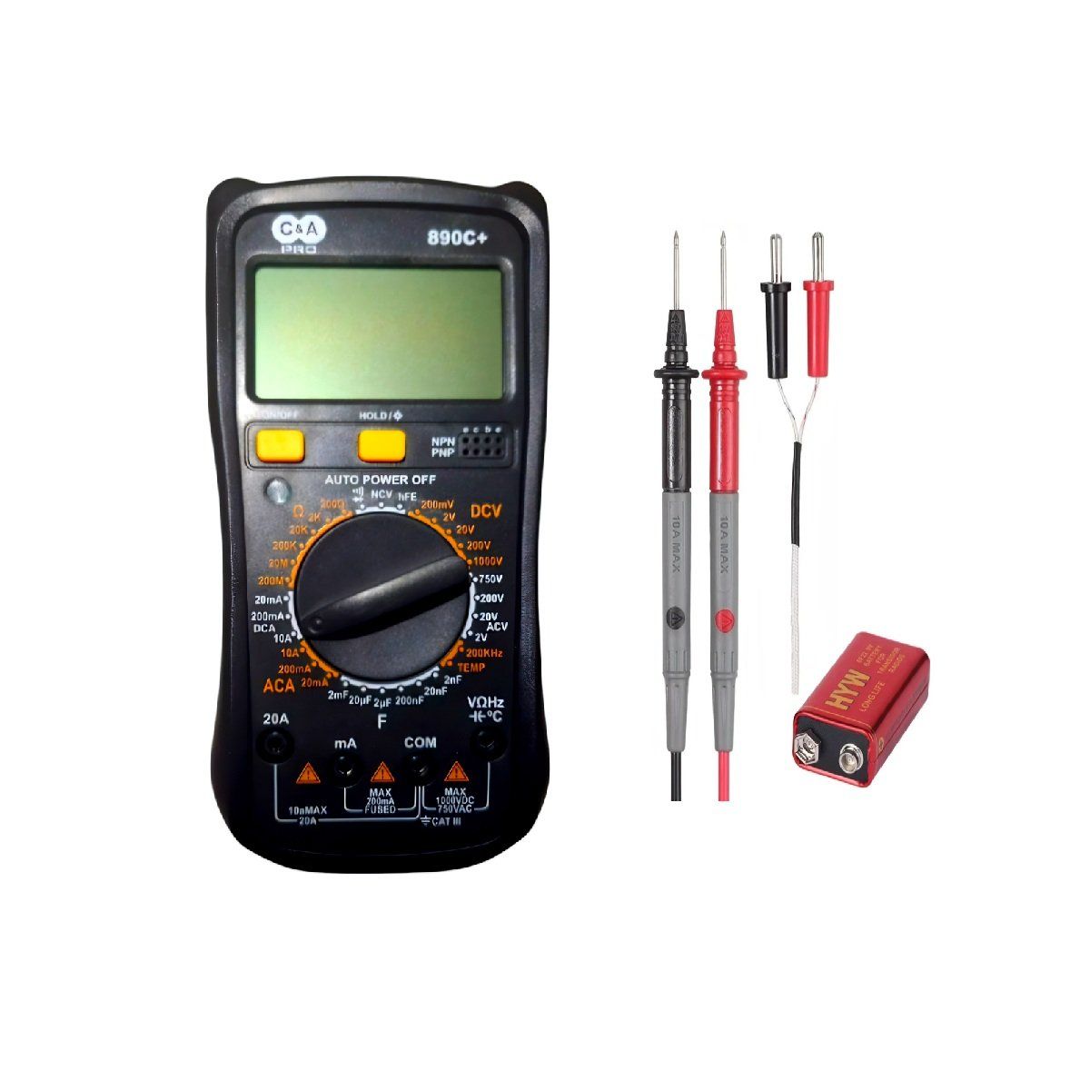 C&A - Multímetro Digital Profesional