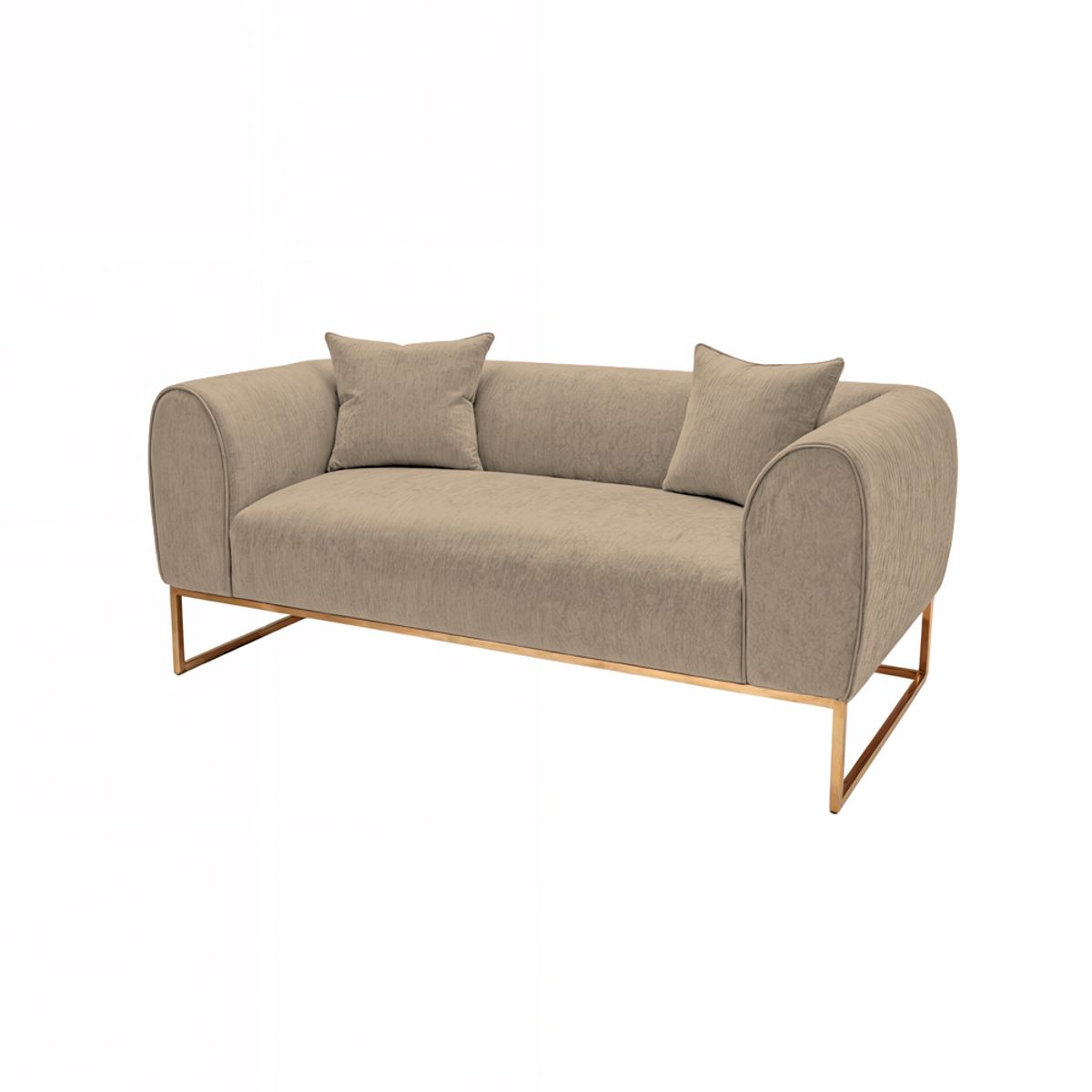 BARAKA HOME - Sofá Luxury Serris 2 Cuerpos - Beige claro